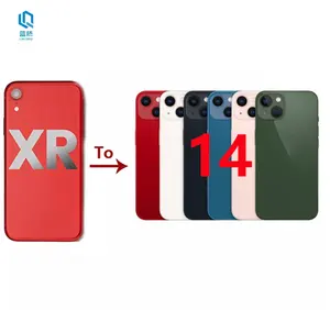 아이폰 xr에 대한 도매 휴대 전화 배터리 커버 12 13 14 아이폰에 대한 교체 xr 13 14 프로로 변환