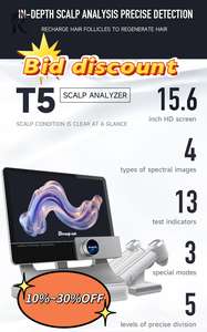 Analisador de Pele e Cabelo Detector de Couro Cabeludo (50x e 200x) Equipamento Portátil de Análise de Pele e Cabelo de 15,6 Polegadas - Product Image 2