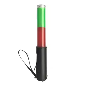 Linterna LED Recargable Roja, <span class=keywords><strong>Azul</strong></span> y Verde, Bastón <span class=keywords><strong>de</strong></span> Señalización <span class=keywords><strong>de</strong></span> Tráfico con Gancho e Imán - Product Image 3