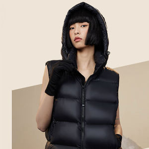 Mode pleine fermeture éclair femmes bouffant gilet veste équestre hiver chaud manteau cheval équitation gilet vers le bas sport Unsex gilet - Product Image 6