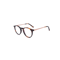 Montures de lunettes optiques légères de forme ronde vintage tendance, unisexes, en métal, pour la lecture, pour le bureau au quotidien