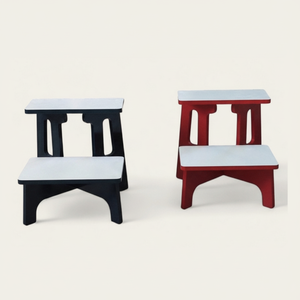 Taburete de acero de estilo contemporáneo para dormitorio, hotel o apartamento - Product Image 1