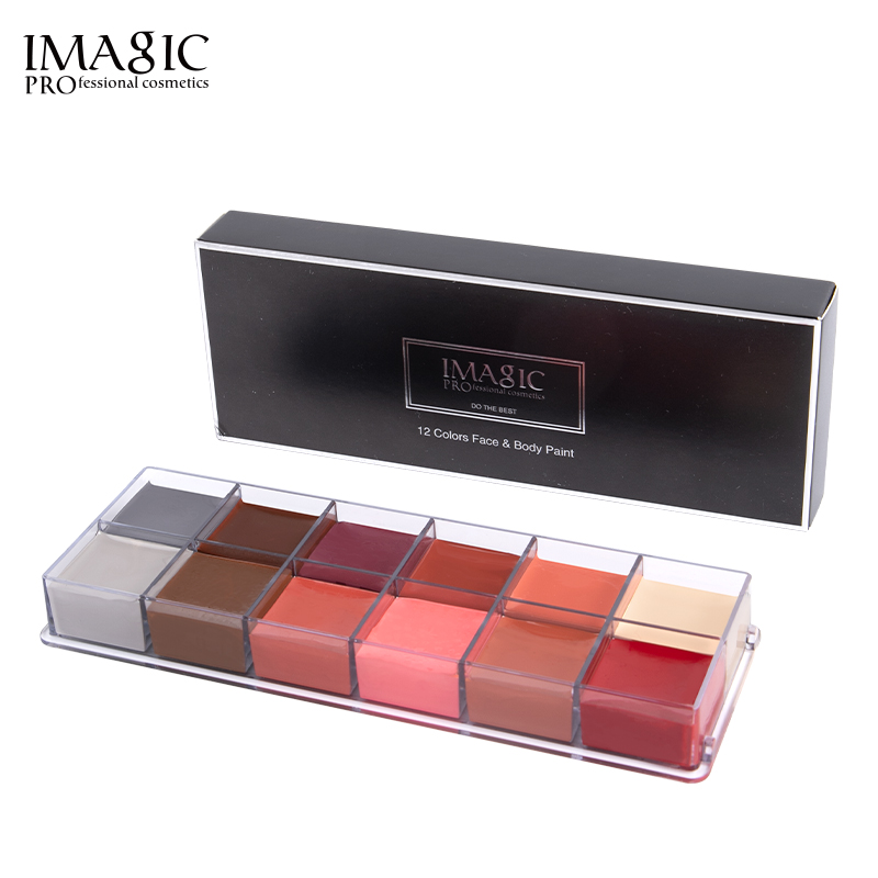 Белая водостойкая краска для тела, безопасная краска для лица, набор для рисования лица и тела