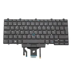 HK-HHT buy laptop accessories repairing body parts for Dell Latitude E5450 E7450 E7470 7480 wholesale internal keyboard