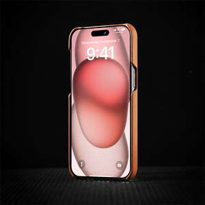 Custodia Sottile in <span class=keywords><strong>Pelle</strong></span> per <span class=keywords><strong>iPhone</strong></span> 17 Pro Max, <span class=keywords><strong>Cover</strong></span> in <span class=keywords><strong>Pelle</strong></span> PU Effetto Agnello per <span class=keywords><strong>iPhone</strong></span> 17 con Anello Magnetico e Ricarica Wireless - Product Image 3