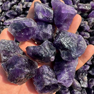 Cristales espirituales semipreciosos al por mayor, piedras preciosas en bruto, <span class=keywords><strong>amatista</strong></span> natural, piedras en bruto para Decoración - Product Image 3