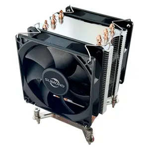 2 Fan 90mm 6 Heat Pipe cpu Cooler Air cooler pc Fan 4Pin For Intel LGA115x 1366 2011 2099 X79 X99 X299 AM3 AM4 AM5