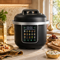 Autocuiseur Électrique Multifonction 6L 1000W avec 15 Préréglages et Écran LED pour Cuisine Domestique - Vente en Gros