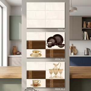 China Company 30x45cm Blanc Brillant 300x450mm Cuisine Hôtel Restaurant Intérieur Carreaux Muraux en Céramique 12x18 Pouces Carreau de Porcelaine - Product Image 2