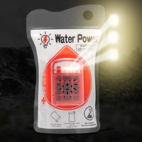 Lampe d'Urgence LED à Eau Salée pour Extérieur, Pêche, Camping, Idéale en Cas de Panne de Courant ou d'Urgence