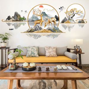 Venta al por mayor <span class=keywords><strong>3D</strong></span> PVC TV Fondo Decoración Pegatinas de <span class=keywords><strong>pared</strong></span> Paisaje Arte Pintura Murales Pegatinas <span class=keywords><strong>para</strong></span> la decoración de la sala de estar del hogar - Product Image 2