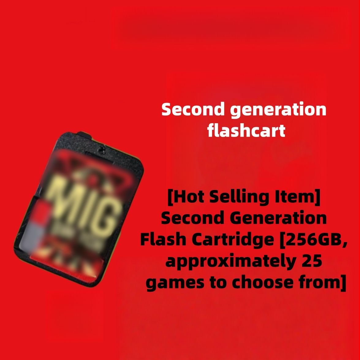 red(256g optional 25 games or so)