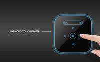 Projecteur de cinéma maison intelligent Yinzam P22 Mini DLP, décodage HD 4K, LED, batterie puissante, WiFi, BT, Android, mise au point automatique, courte portée