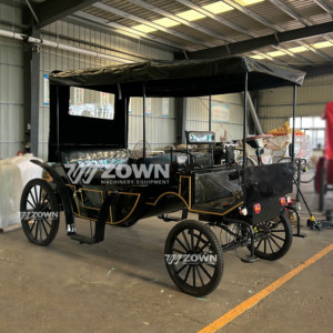 Carroza de Caballos para Viajes de Ocio, Elegante Carruaje Eléctrico Real, Vehículo Turístico Vintage, Garantía de Dos Años - Product Image 2