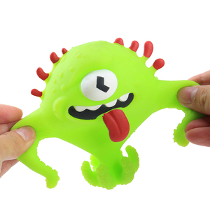 Juguete Antiestrés Creativo de Monstruo de Nieve, Juguete Sensorial Divertido y Elástico de TPR, Goma Suave Certificada para Aliviar el Estrés, 14 cm, JINFENG para Niños - Product Image 5