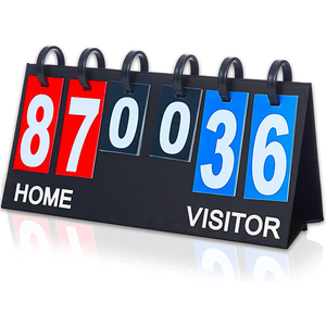 Tableau de score portable de table en gros, tableau de score à retournement multi-sports, tableau de score portable, enregistreur de score - Product Image 1