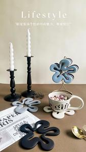 Soft Silicone Coasters Non-Slip <b>Kitchen</b> <b>Bar</b> <b>Table</b> Top Protection Heat Resistant Office Mats & Pads for Home Wedding Made Rubber - Product Image 3