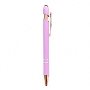 1.0MM Ballpoint <b>Pen</b> Press Aluminum Body Multifunctional Touch Screen <b>Pen</b> Business Enterprise Customized LOGO Wholesale - Product Image 2