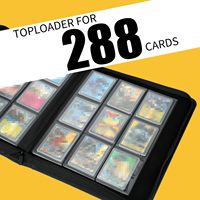 Boîte de rangement et classeur TCG pour cartes, avec pochettes mini 4, 9, 400, 900, pour la collection de cartes de collection en gros