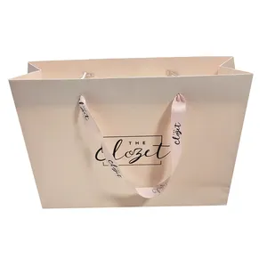 Custom Printed Luxury Paper Shopping Bags Christmas Gifts Children Toys Candy Packaging Recyclable With Handle
