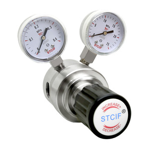 ตัวควบคุมแก๊สสแตนเลส Stcif R22Sl G 0.4 MPa แบบขั้นตอนเดียว สำหรับออกซิเจน ไนโตรเจน อาร์กอน และคาร์บอนไดออกไซด์ - Product Image 2