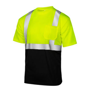 Camiseta Polo de Alta Visibilidad para Hombre, 100% Poliéster, Certificación ANSI/ISEA 107, Ropa de Trabajo Reflectante para Trabajadores Industriales - Product Image 1
