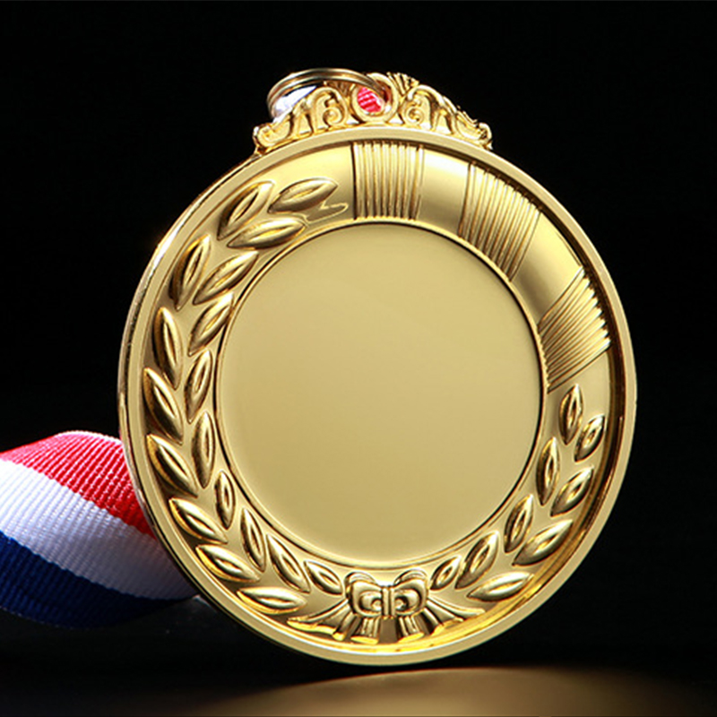 Gold blank medal
