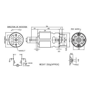 Motores Micro PMDC PrimoPal de 3000~22000 rpm, 3V 36V, Motor <span class=keywords><strong>El</strong></span>éctrico de CC con Imán Permanente y Mini Escobillas de Carbón para Recortadora de Césped - Product Image 5