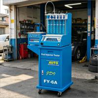 Testeur et Nettoyeur d'Injecteurs Multifonctionnel FY-6A à Ultrasons, Banc de Test de Débit et de Fuites d'Injecteurs, Pression 7.5kg/cm