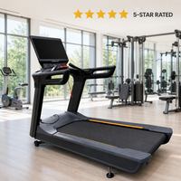 Tapis roulant électrique commercial à écran LED, robuste, pour entraînement cardio en club