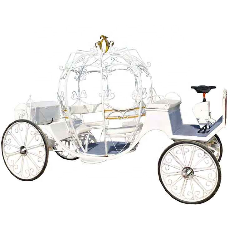 Королевская Роскошная Свадебная электрическая каретка в виде тыквы и лошади принцессы Золушки