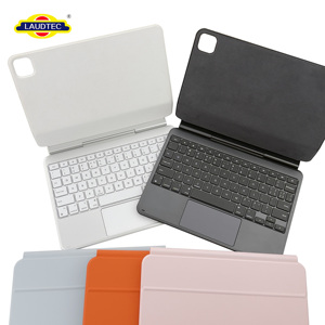 คีย์บอร์ด Laudtec New Magic สำหรับ iPad Air 4/5 10.9 นิ้ว รุ่นปี 2022 ไร้สาย ไฟ RGB Backlit พร้อมแทร็คแพด ขาตั้งแม่เหล็ก ชาร์จผ่านพอร์ต USB‑C - Product Image 1