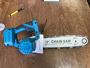 DD3290, herramientas de jardinería para recortar sin escobillas para regalo de árbol para hombres, Kit de motosierra eléctrica, Mini motosierra compacta inalámbrica - Product Image 3