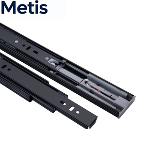 Sản xuất chuyên nghiệp 3-Folding Telescopic kênh đẩy để mở ngăn kéo trượt cho tủ quần áo nhà bếp ăn đồ nội thất phần cứng - Product Image 2