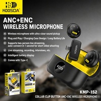 Microphone sans fil magnétique KMP-152 avec affichage LED de puissance, mini micro cravate à clip pour diffusion en direct
