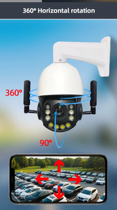 Inlifecam 4k 8MP 20x Zoom quang học + 10x zoom kỹ thuật số, tự động lấy nét ngoài trời cao PTZ an ninh CCTV mạng IP Camera - Product Image 6