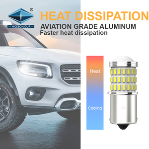 OEM <strong>LED</strong> Super Bright <strong>Dual</strong> <strong>Color</strong> White/Amber Front Turn Signal Light 3014 54 SMD T20 7444 7443 <strong>Switchback</strong> <strong>Bulb</strong> New Condition - Product Image 3
