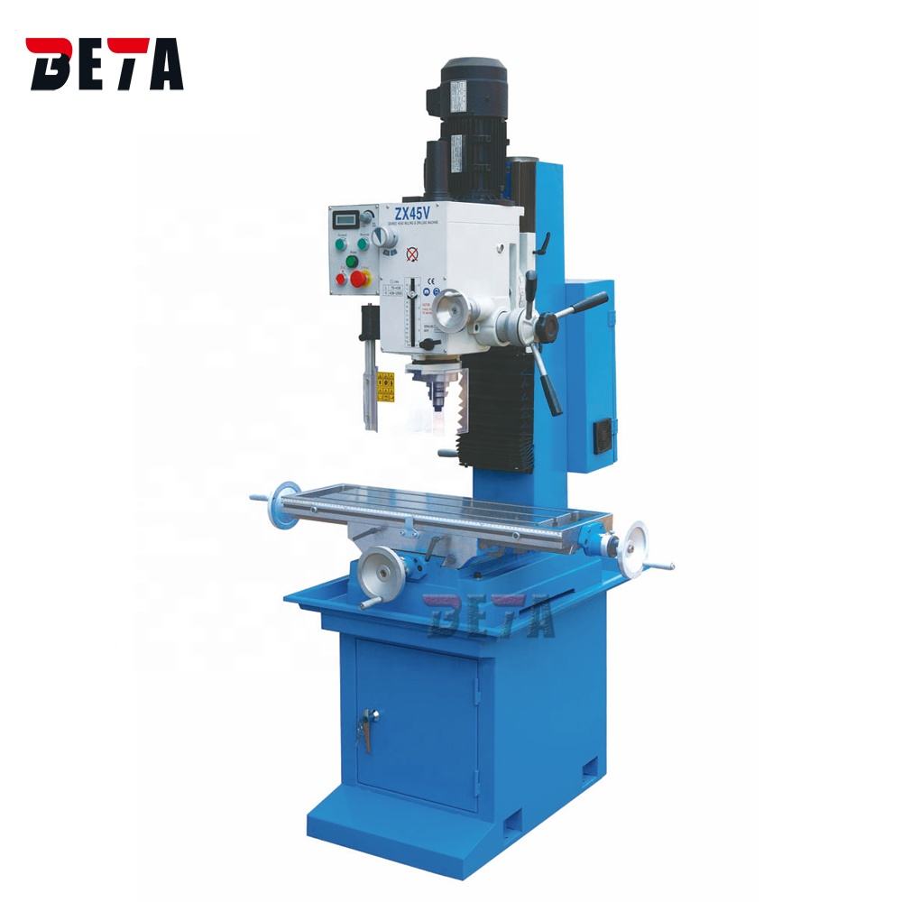 ZX45V Gear Head Variable Speed Small Drilling Milling Machine