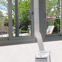Accessoires de climatiseur mobile Tuyau d'échappement de chaleur télescopique Tuyau en fil d'acier PP épaissi pour la climatisation de ventilation