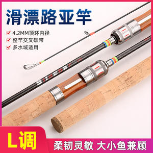 Caña de Pescar de Fibra de Carbono de 150 cm, Acción L, Punta Deslizante, para Pesca en Agua Salada y Dulce, con Guías SIC - Product Image 4