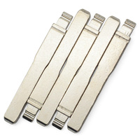 Lame de clé vierge HU101 de haute qualité, lame de remplacement non coupée pour clés télécommandes pliantes, vente en gros disponible