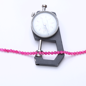 Perles de pierres précieuses jaunes naturelles pour la fabrication de bijoux, hauteur de 8 mm, matériaux en verre minéral traité thermiquement - Product Image 2