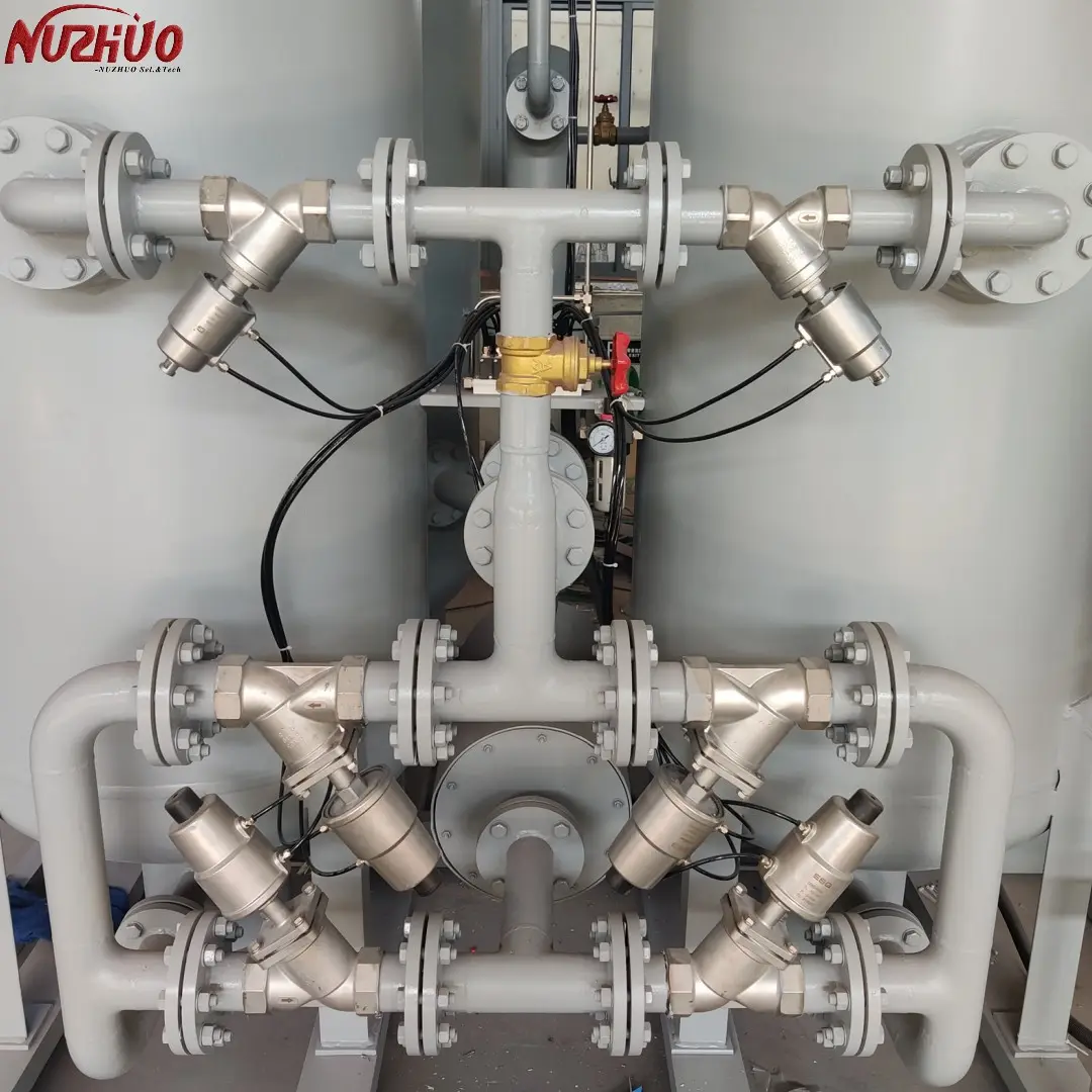 NUZHUO אוטומטית מותאמת אישית מערכת לייצור גז חנקן מכונה לייצור חנקן מפעל N2