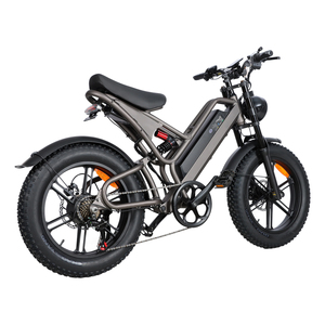 Vélo électrique rétro avec moteur de moyeu arrière en alliage d'aluminium 48V 750W 20 pouces 7 vitesses, frein à disque, batterie au lithium, autonomie de <span class=keywords><strong>50</strong></span> <span class=keywords><strong>km</strong></span> - Product Image 1