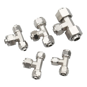 Raccords pneumatiques LiYuan à connexion rapide, type T, réducteur 8x5 6x4 12x10 16x mm, raccords de tuyau d'air haute pression - Product Image 2