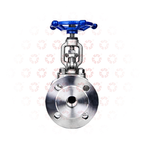 Grado industrial SS F304 DN25 PN25 A25 Tubería de <span class=keywords><strong>gas</strong></span> Fuelle sellado Válvula de globo de mano Proveedor de válvula de cierre de alta presión - Product Image 4