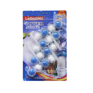 Bola de inodoro desodorante, ambientador de aire para inodoro, limpiador de descarga colgante, bloque de borde, limpiador de inodoro, fragancias, bola colgante - Product Image 3