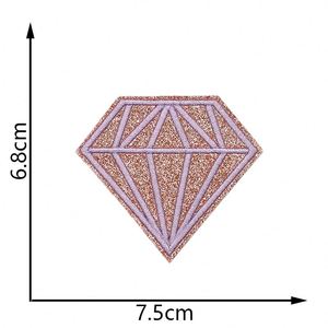 Parches de Diamantes Termoadhesivos con Bordado de Purpurina de Diamantes Surtidos - Product Image 5