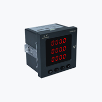 EASTSONG ES96-U3 Voltímetro Digital Trifásico de CA con LED Rojo 100V 220V 380V 1000V Medidor de Panel RS485 Modbus RTU IP65 Clase 0.5