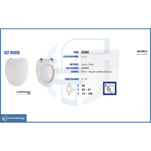 Prodotto Copriwater per sedile WC Vienna - Product Image 4